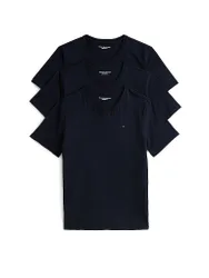 T-Shirt 3er Pkg dunkelblau XL herren