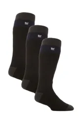 Pairs Mens Long Thermal Striped Ski Socks - - Size: 6-8
