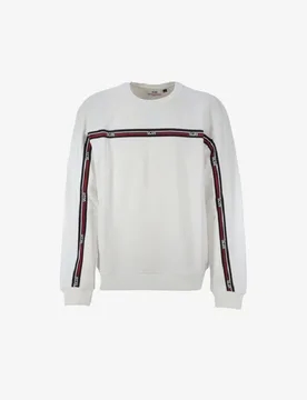 GCDS felpa girocollo uomo bianco - Gcds - FashionsVida