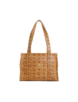 Tasche - Shopper AREN VISETOS TOTE Small braun damen - Mcm - FashionsVida