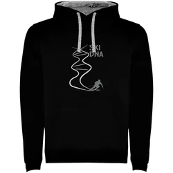 Sweat à Capuche Ski Dna Two-colour Black / Grey M