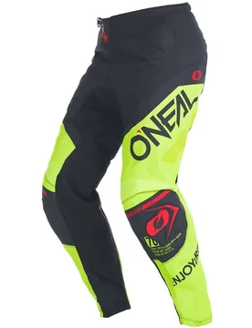 Pantaloni Moto Cross Enduro ELEMENT FACTOR Nero Giallo taglia 32 - Oneal - FashionsVida