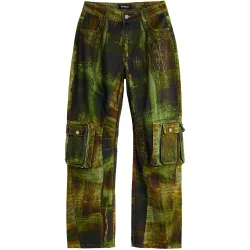 Pantalón de mujer cargo 100% algodón m c lacroix