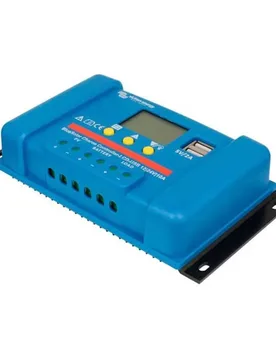 Bluesolar Pwm-lcd&usb 12/24v-regulator 5a Blue / Black One Size unisex - Victron energy - FashionsVida