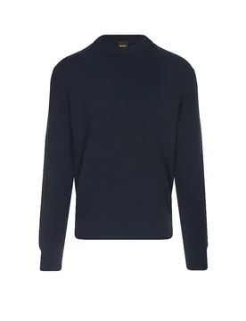 Pulóver AKIPANO azul oscuro S - BOSS - FashionsVida