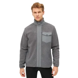 Lauge Full Zip Fleece Concrete L Men