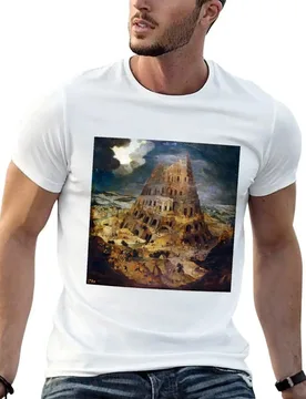 Pieter Brueghel the Younger The Tower of Babel T-Shirt cotton tshirt 100% g man t shirts for men funny t shirts cotton T-shirt - Aliexpress - FashionsVida