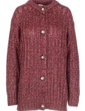 Cardigan - 441809 - Bordeaux - LA FEMME BLANCHE - FashionsVida