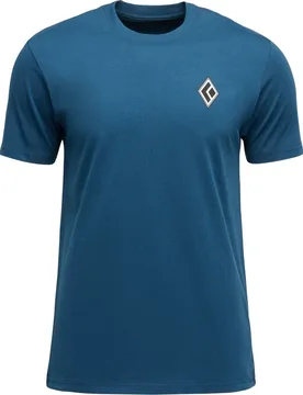 Camiseta de hombre Heritage Alpinist Ss Tee - Black Diamond - FashionsVida