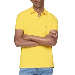 Mens Core Polo Shirts - Yellow - Size X-Small