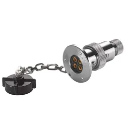 Poles Plug Silver One Size unisex