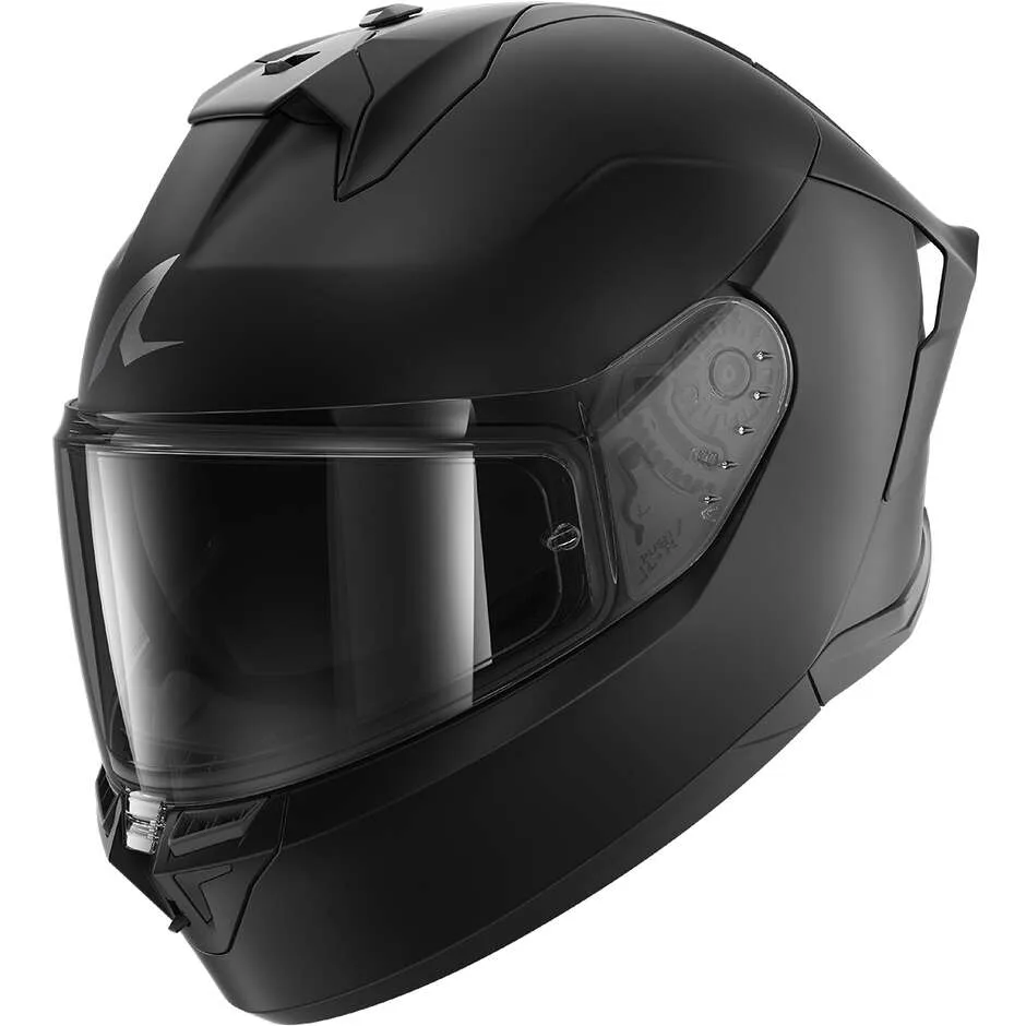 Casco Moto Integrale SKWAL CUP BLANK Mat Nero Opaco taglia XS - Shark - FashionsVida