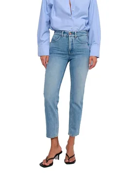 Jeans 21011559 Slim Fit Cropped Medium Light 29 - Salsa Jeans - FashionsVida