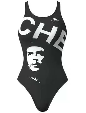 Che Guevara Pro Resist Swimsuit Black / White M Women - TURBO - FashionsVida