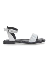 Sandali Flat 43877 Bianchi 37