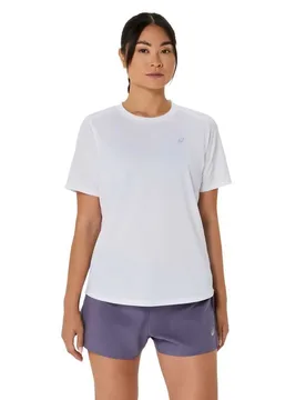 Maglietta A Maniche Corte Core Brilliant White XS - Asics - FashionsVida