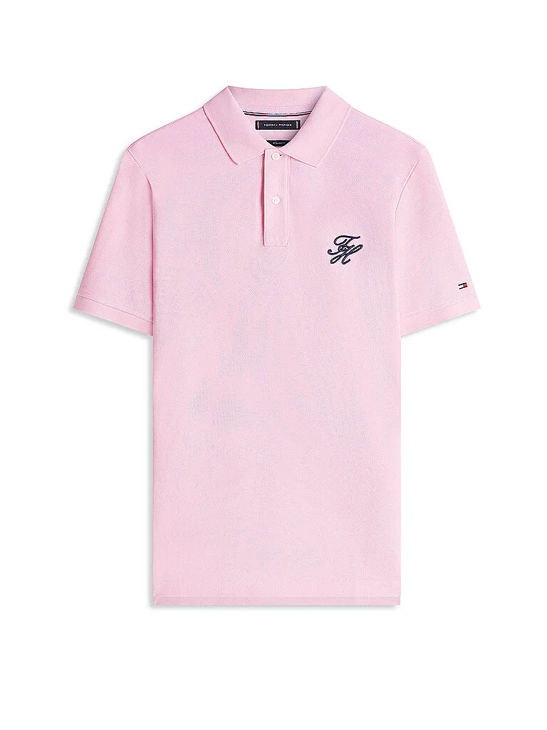 Polo TH SCRIPT rosa L - Tommy hilfiger - FashionsVida