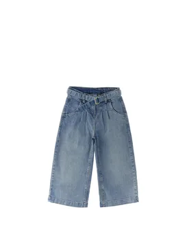 Jeans con cintura BLU CHIARO 4A - iDO - FashionsVida