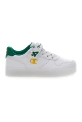 Sneakers Bianche e Verde con Velcro e Lacci Elastici GLW B PS 31