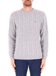 Maglione misto lana GRIGIO CHIARO L