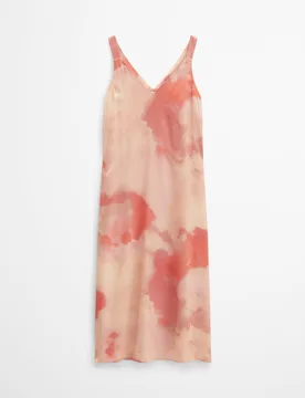 Vestido de satén regular de una mezcla de viscosa de alta calidad - MARC O'POLO - FashionsVida