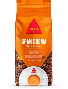 Grains De Café Gran Crema 1kg - Delta Q - FashionsVida