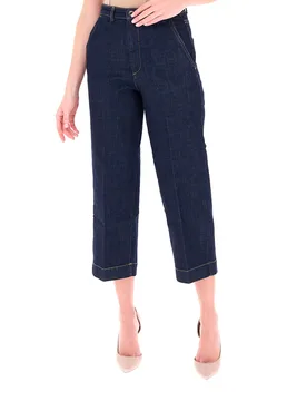 Jeans cropped 19.70 BLU SCURO 40 - Seventy - FashionsVida