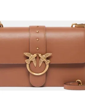 Bandolera mediano Love One Classic de piel - pinko - FashionsVida
