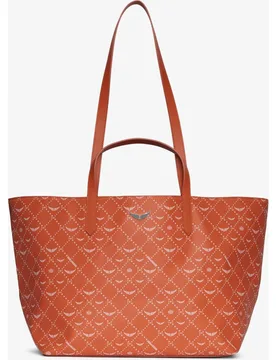 Zadig & Voltaire - Capazo shopper monograma grande de lona - Zadig & Voltaire - FashionsVida