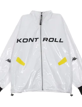 Giacca a Vento Uomo Light Windbreaker White/yellow/black - KAPPA KONTROLL - FashionsVida