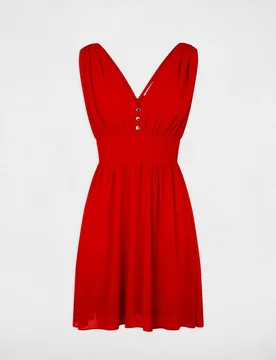 Morgan - Vestido corto acampanado - Morgan - FashionsVida