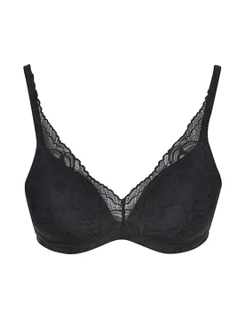 Sujetador con aros BODY MAKE-UP ILLUSION LACE black negro 75C - Triumph - FashionsVida