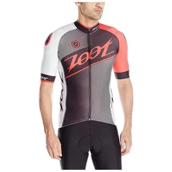 Maglia A Maniche Corte Team Cycle Black / Race Day Red