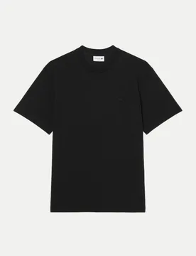 T-Shirt aus Petit Piqué mit Pima-Baumwolle Schwarz L - Lacoste - FashionsVida