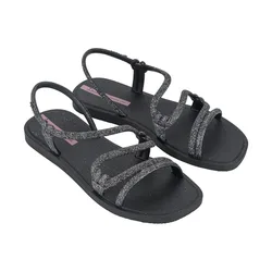 Solar Glow Sand Sandals Black / Glitter / Lilac UK 6 Women