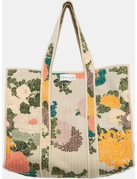 Bolso tote acolchado Jacquard Putty - One Hundred Stars - FashionsVida