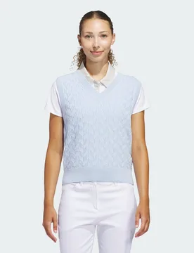 GILET ULTIMATE365 IN MAGLIA S Crystal Sky - Adidas - FashionsVida