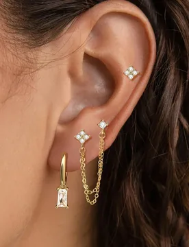 PCS Exquisite Stainless Steel 12 Constellation Birthstone Earrings Set for Woman Cartilage Piercing Earrings Fashion Jewelry - Aliexpress - FashionsVida