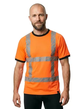 T-shirt à Manches Courtes High Visibility Orange 3XL - MASCOT - FashionsVida