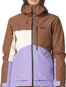 Veste de ski imper-respirante - Seen Jkt Cocoa Brown Paisley - Taille S - Marron - Picture Organic Clothing - FashionsVida