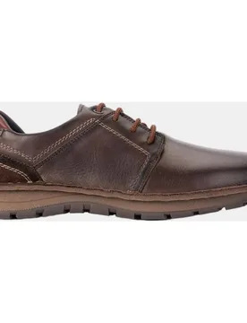 Zapatos de cordones de hombre de piel con suela extraligera y plantilla extraíble - Pikolinos - FashionsVida