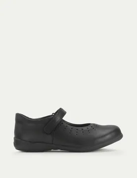 Kids' Leather Riptape School Shoes (11 Small - 4 Large) Black Female - Start-Rite - FashionsVida