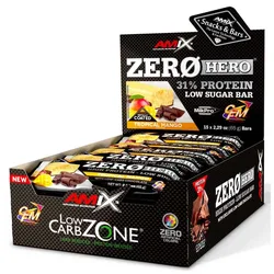 Boîte De Barres Protéinées Low Carb Zerohero Mango 65g 15 Unités