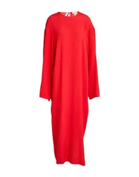 Maxi-Kleid Damen Tomatenrot 34,36 Damen