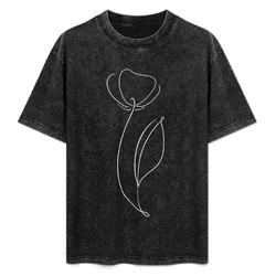 Flower T-Shirt Urban Casual Loose Fit Tee