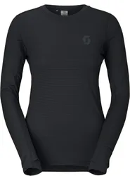 T-shirt manches longues léger et stretch - Endurance Warm LS Tee W Black - Taille M - Noir