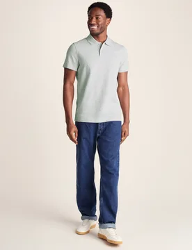 Zaden Mens Polo Shirt - Light Grey Marl Polycotton - Size 2xl - TOG24 - FashionsVida