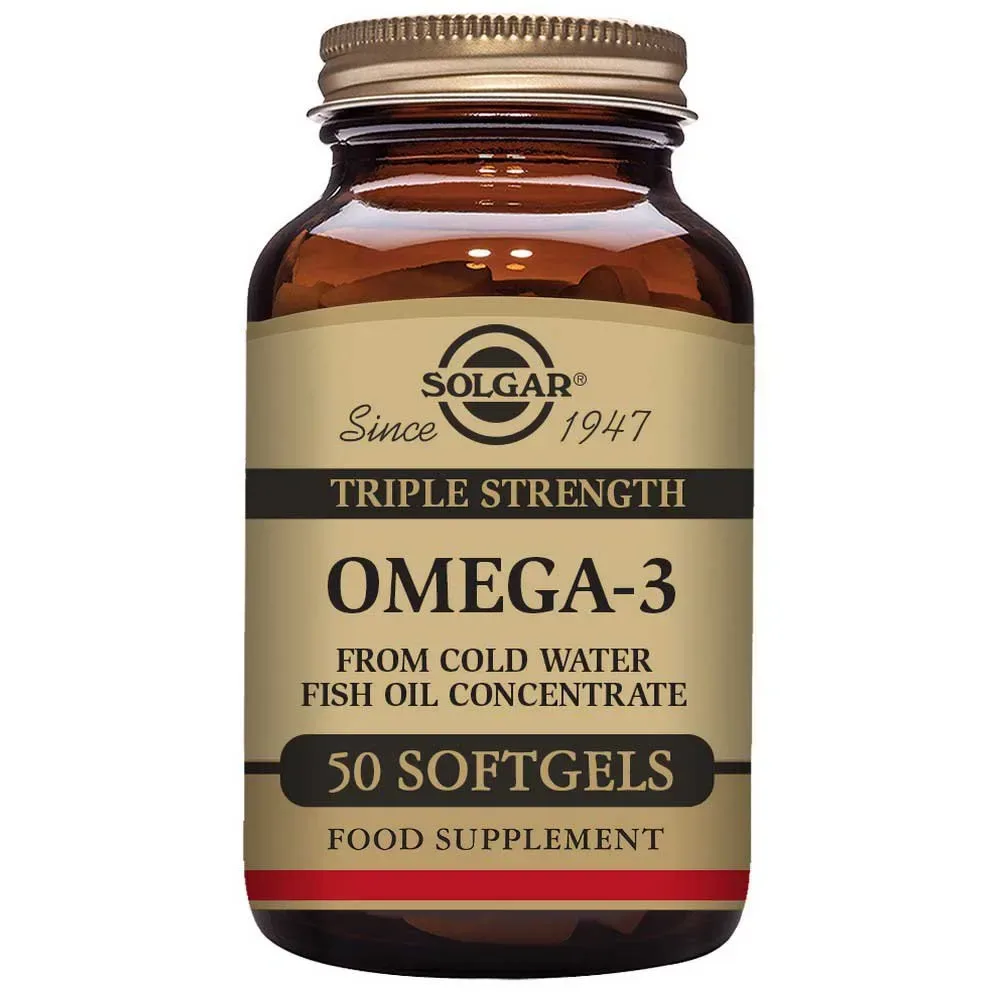 Oméga-3 Triple Force 50 Gélules - Solgar - FashionsVida