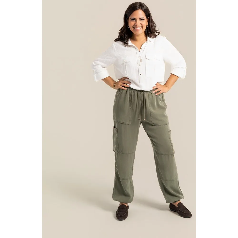 October - Pantalon largo cargo - October - FashionsVida
