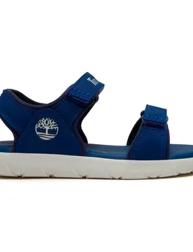 Sandali Per Bambini Piccoli Perkins Row Backstrap Nubuck Blue Nubuck EU 25 - Timberland - FashionsVida